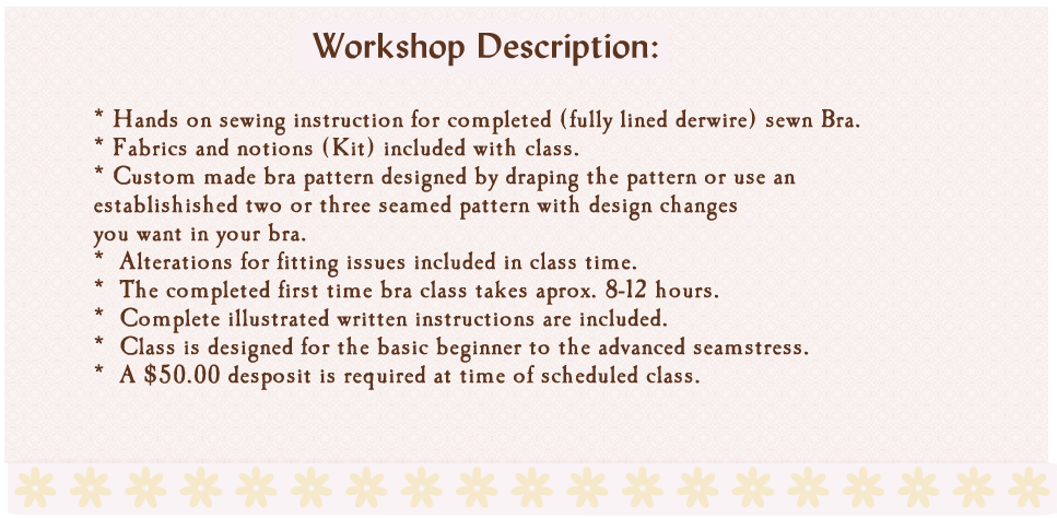 bra class info